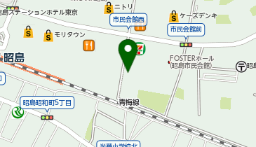 モリタウン平面駐車場の地図画像