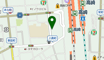 駅前駐車場の地図画像