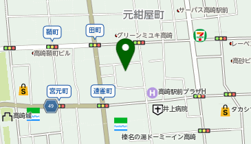 高崎シティパークの地図画像