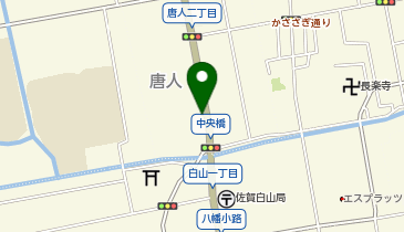 唐人南パーキングの地図画像