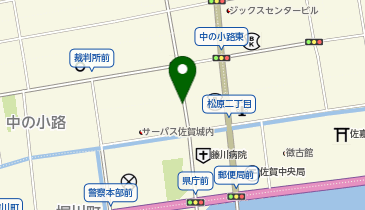 松原駐車場の地図画像