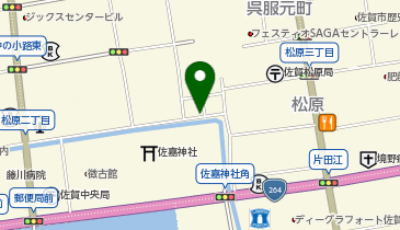 松原セントラル駐車場の地図画像