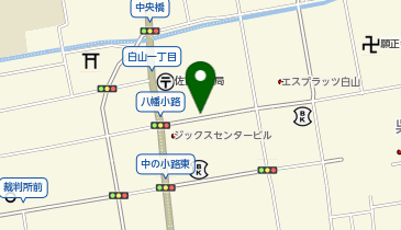 白山名店街駐車場の地図画像