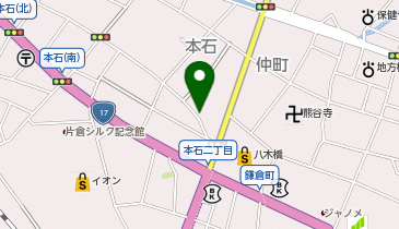 八木橋百貨店第1駐車場の地図画像