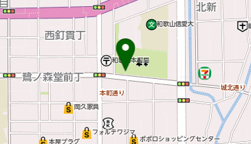 市営本町地下駐車場の地図画像