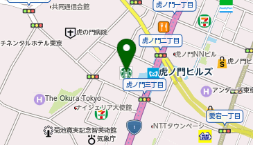 虎ノ門ヒルズ ステーションタワー駐車場の地図画像