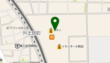 イオンモール熱田駐車場の地図画像