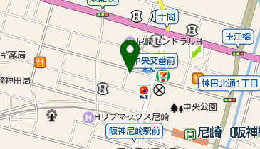 Pat尼崎神田北通駐車場の地図画像