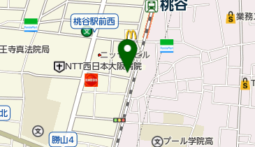 Pat天王寺区桃谷駅前駐車場の地図画像