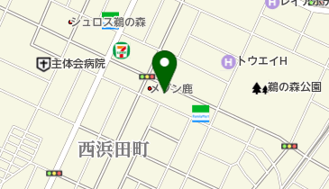 Pat四日市九の城町駐車場の地図画像