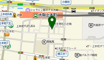 Pat近鉄上本町石ケ辻ビル駐車場の地図画像