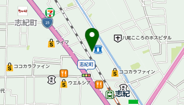 Pat八尾市天王寺屋7丁目駐車場の地図画像