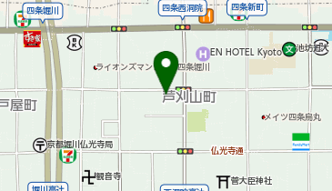 Pat京都市下京区綾小路通芦刈山町駐車場の地図画像