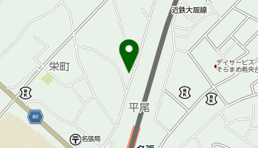 Pat名張市平尾駐車場の地図画像