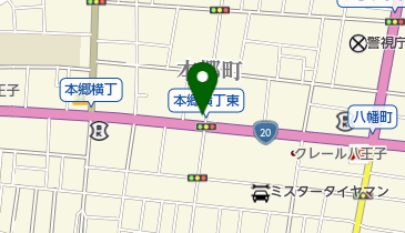 コムパーク八王子八幡町の地図画像