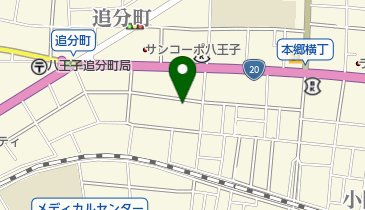 コムパーク八王子小門町の地図画像