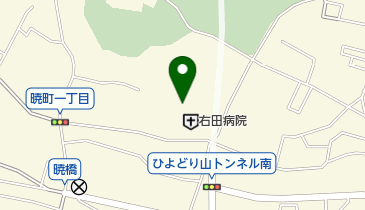 右田病院駐車場 P2の地図画像