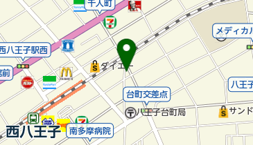 コムパーク西八王子南口の地図画像