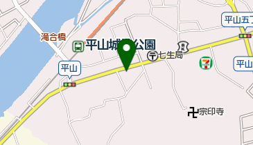 コムパーク平山城址第3の地図画像