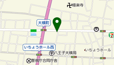 コムパーク八王子大横町の地図画像