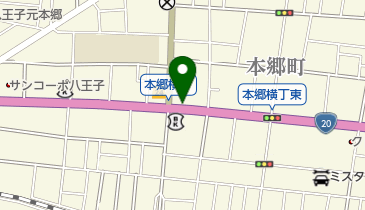 コムパーク八幡町第2の地図画像