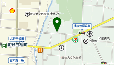 北野天満宮西パーキングの地図画像