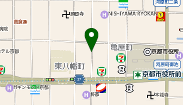 プッシュ麩屋町miniパーキングの地図画像