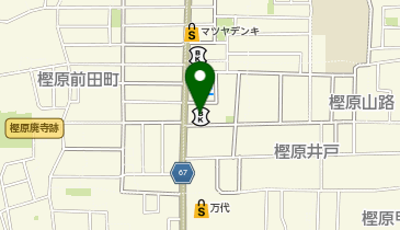 樫原パーキングの地図画像