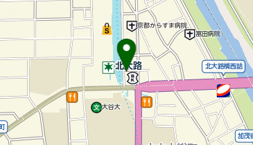 北烏丸パーキングの地図画像