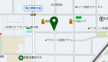 西院月双町北パーキングの地図画像