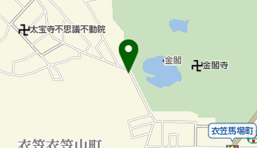 金閣寺前パーキングの地図画像