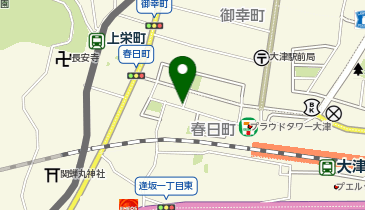 大津かすがパーキングの地図画像