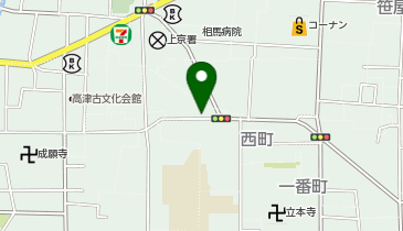 北野ONEパーキングの地図画像