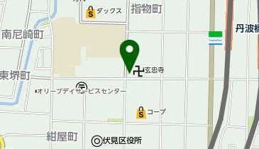 玄忠寺パーキングの地図画像