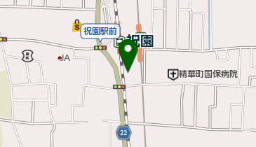 チケぽん新祝園パーキングの地図画像