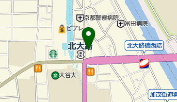 烏丸北大路EGパーキングの地図画像
