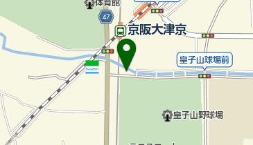 皇子パーキングの地図画像