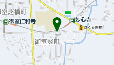 仁和寺南パーキングの地図画像