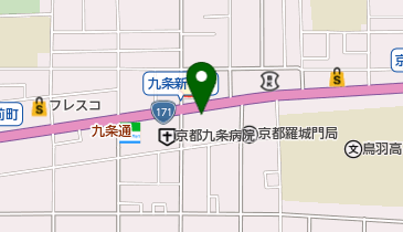 九条新千本miniパーキングの地図画像