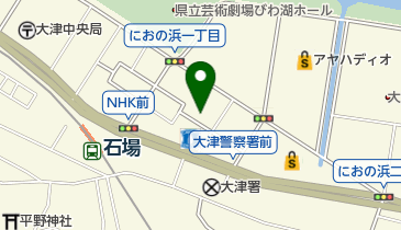 大津打出浜北パーキングの地図画像