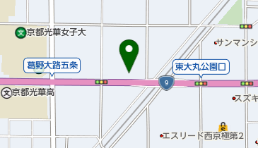 西院月双町パーキングの地図画像