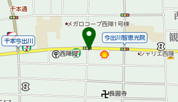 西陣2パーキングの地図画像