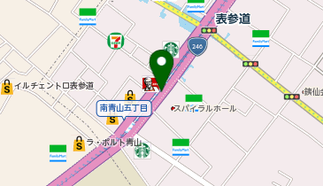スパイラルパーキングの地図画像