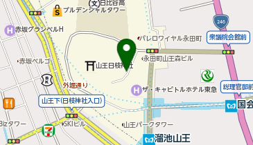 東急キャピトルタワー駐車場の地図画像