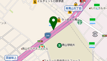 青山オーバルビル駐車場の地図画像