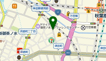 JR神田万世橋ビル駐車場の地図画像