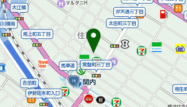 関内トーセイビル2駐車場の地図画像
