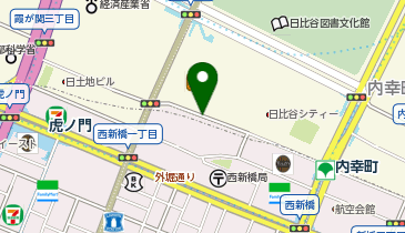 日比谷パークフロント駐車場の地図画像