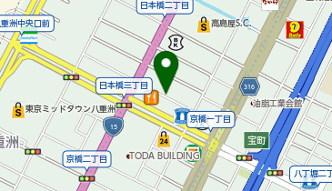 日本橋フロント駐車場の地図画像