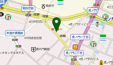 商船三井ビル駐車場の地図画像